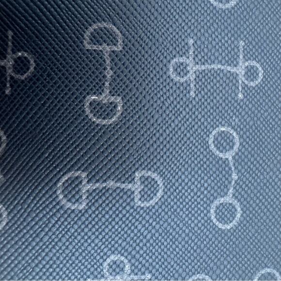 AWST International Women’s Black Horsebit Graphic Zip Around Long Wallet - Picture 3 of 7